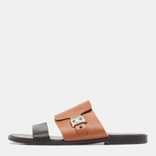 Leather Ionie Flat Sandals Size 41 - Hermes - Modalova