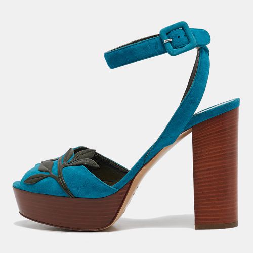 Suede Ankle Strap Sandals Size 40 - Hermes - Modalova