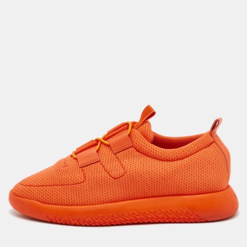 Leather And Neoprene Team Low Top Sneakers Size 39 - Hermes - Modalova