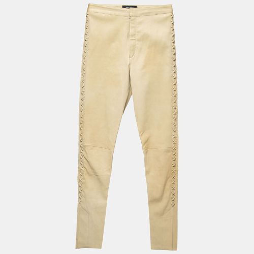 Leather Lace-Up Skinny Trousers S - Isabel Marant - Modalova