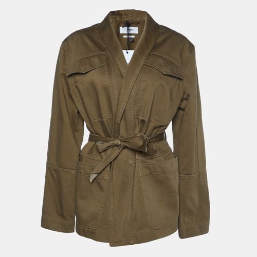 Khaki Cotton Satki Jacket S - Isabel Marant Etoile - Modalova