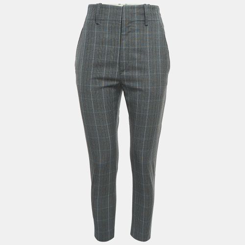 Plaid Wool Trousers S - Isabel Marant Etoile - Modalova