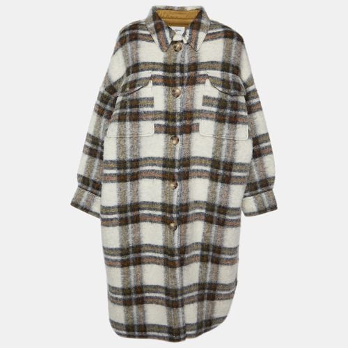 Off- Checked Wool Gaston Oversized Coat XS - Isabel Marant Etoile - Modalova