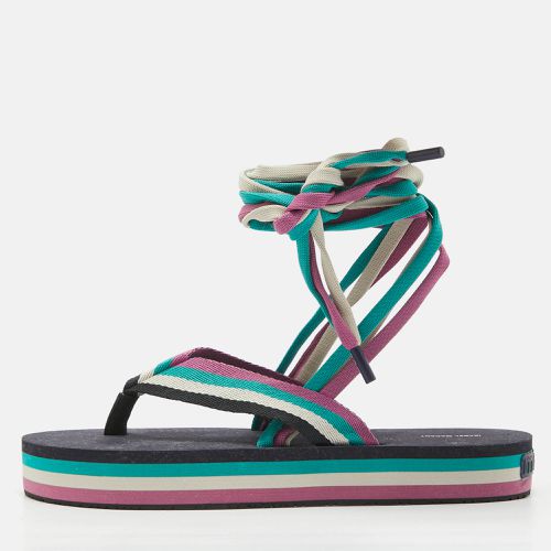 Canvas Tuoni Striped Thong Sandals Size 41 - Isabel Marant - Modalova