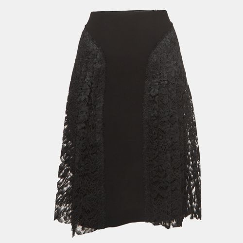 Lace and Stretch Crepe Pleated Courtney Skirt S - Joseph - Modalova