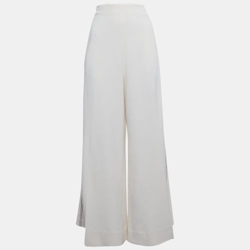 Off- Crepe Wide Leg Trousers L - Joseph - Modalova