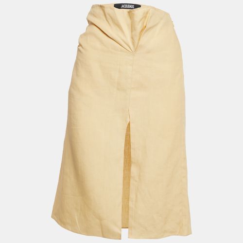 Linen Drape Style La Jupe Pencil Skirt - Jacquemus - Modalova