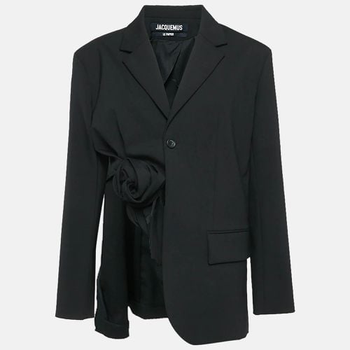 Wool Knot Detail Baccala Le Papier Blazer L - Jacquemus - Modalova