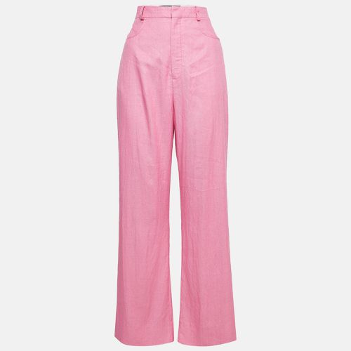 Linen Blend Wide Leg Trousers M - Jacquemus - Modalova