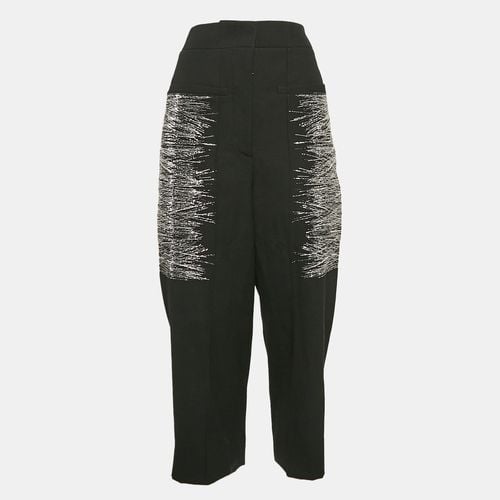 Metallic Embroidered Wool Straight Trousers S - Jil Sander - Modalova