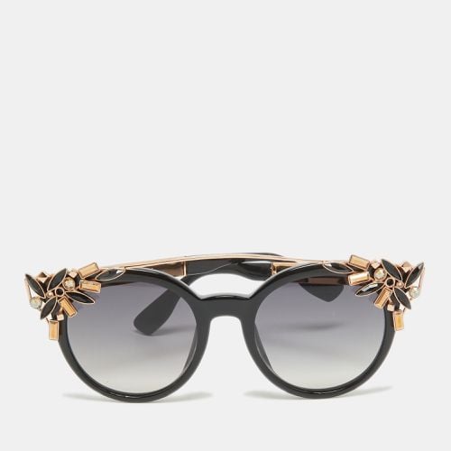 Rose Gold Gradient VIV/S 06K9C Crystals Cat Eye Sunglasses - Jimmy Choo - Modalova