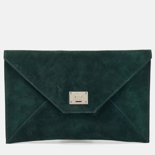 Dark Suede Rosseta Clutch - Jimmy Choo - Modalova