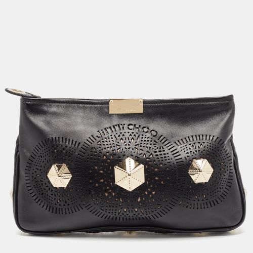 Leather Embellished Clutch - Jimmy Choo - Modalova