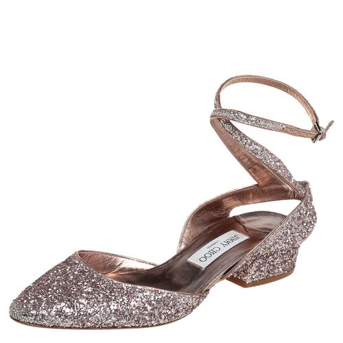 Glitter Micky Ankle Strap Sandals Size 39 - Jimmy Choo - Modalova