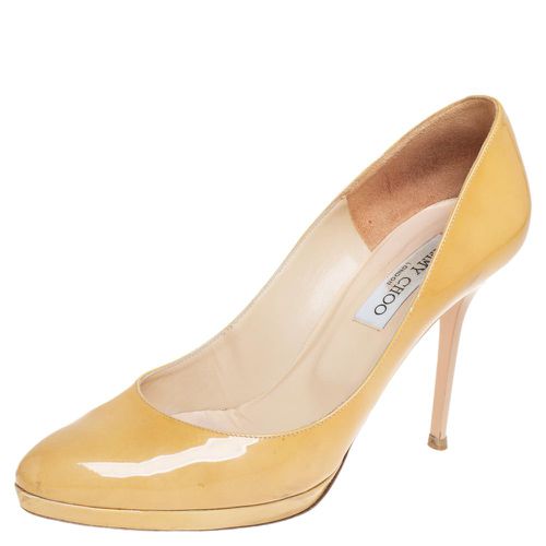 Patent Leather Cosmic Platform Pumps Size 39.5 - Jimmy Choo - Modalova