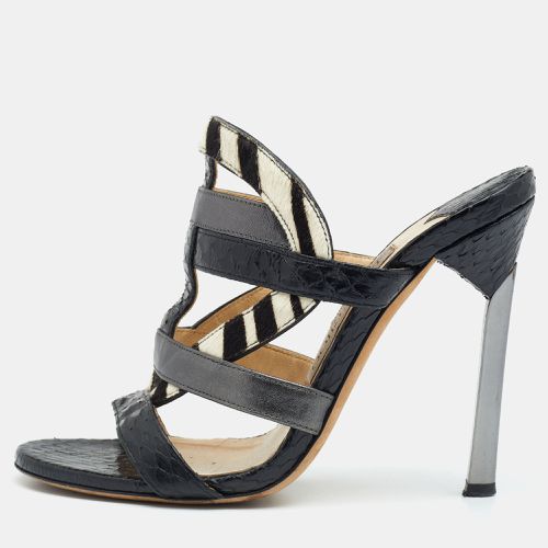 Python/Calfhair and Leather Sandals Size 35.5 - Jimmy Choo - Modalova