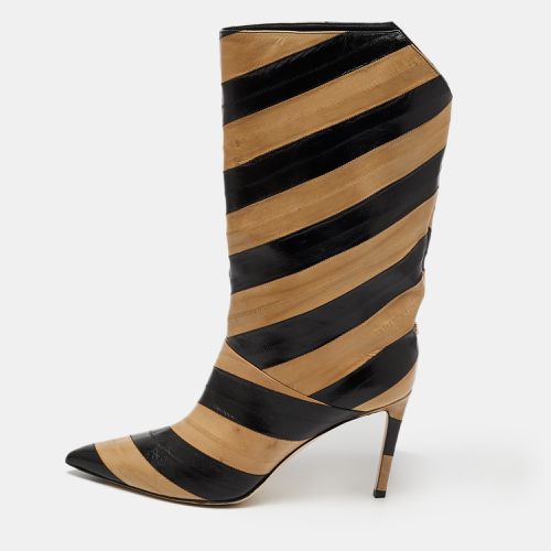 Tan Striped Eel Beren Booties Size 43 - Jimmy Choo - Modalova