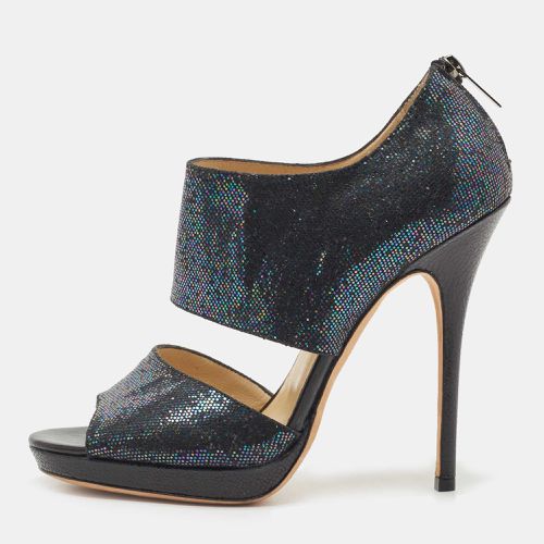 Glitter Suede Open Toe Pumps Size 39 - Jimmy Choo - Modalova