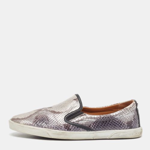 Python Embossed Leather Demi Slip On Sneakers Size 40 - Jimmy Choo - Modalova