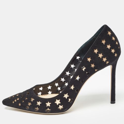 Suede Star Laser Cut Romy Pumps Size 38.5 - Jimmy Choo - Modalova