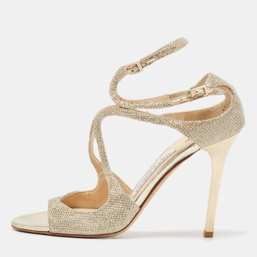 Lurex Fabric Lang Sandals Size 36.5 - Jimmy Choo - Modalova