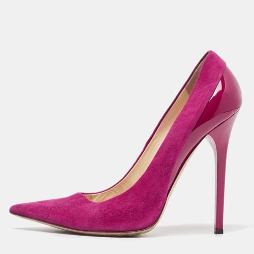 Suede and Patent Leather Kayomi Pumps Size 39.5 - Jimmy Choo - Modalova