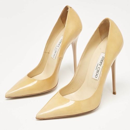 Patent Leather Ava Pointed Toe Pumps Size 37 - Jimmy Choo - Modalova