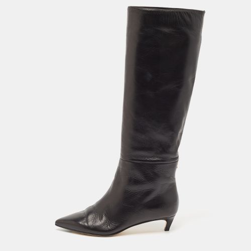 Leather Mid Calf Boots Size 35.5 - Jimmy Choo - Modalova