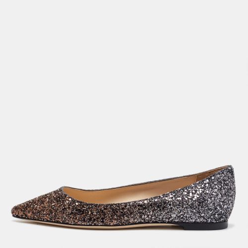 Ombre Glitter Romy Pointed Toe Ballet Flats Size 34.5 - Jimmy Choo - Modalova