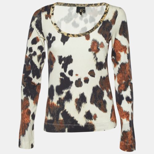 Printed Cotton Long Seeve T-Shirt L - Just Cavalli - Modalova