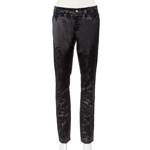 Flocked Satin Tapered Leg Just Chic Jeggings L - Just Cavalli - Modalova