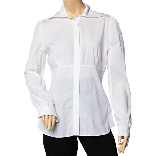 Cotton Paneled Button Front Shirt L - Just Cavalli - Modalova