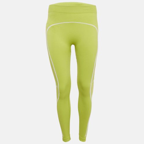 Jersey Contrast Trimmed Leggings S - Off-White - Modalova