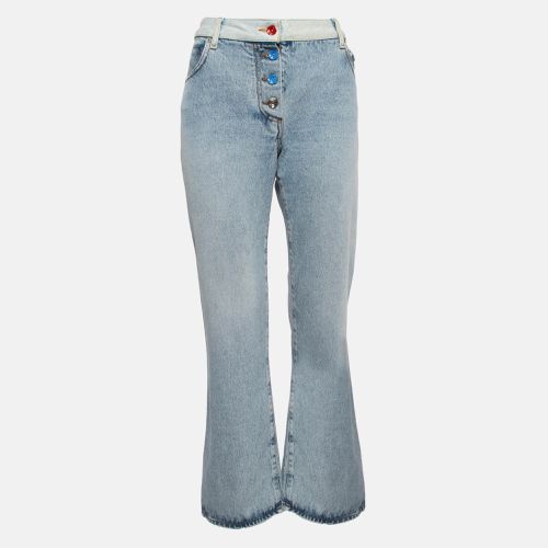 Light Denim Buttoned Jeans M Waist 30" - Off-White - Modalova