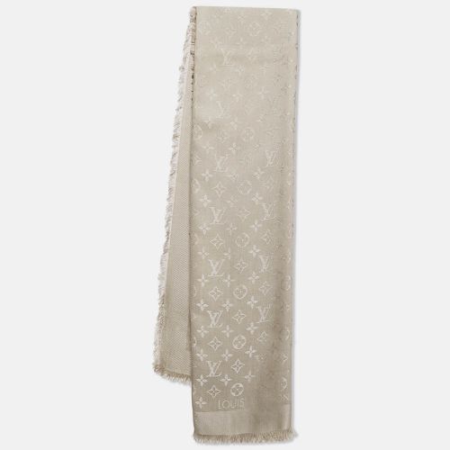 Jacquard Silk Monogram Classic Shawl - Louis Vuitton - Modalova