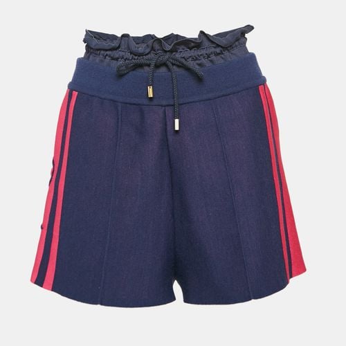 Contrast Side Knit Ruffled Waist Shorts M - Louis Vuitton - Modalova