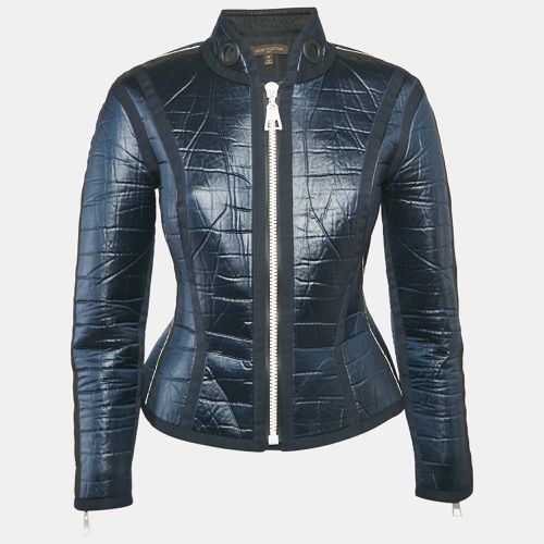 Textured Neoprene Biker Jacket M - Louis Vuitton - Modalova