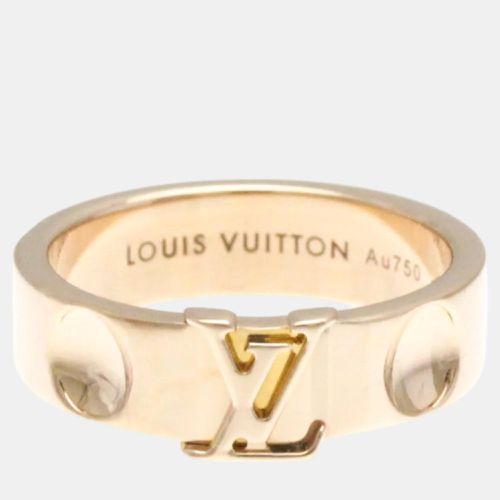 K Gold Berg Empreinte Band Ring - Louis Vuitton - Modalova