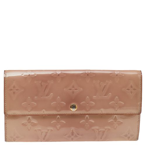 Rose Florentine Monogram Vernis Sarah Wallet - Louis Vuitton - Modalova