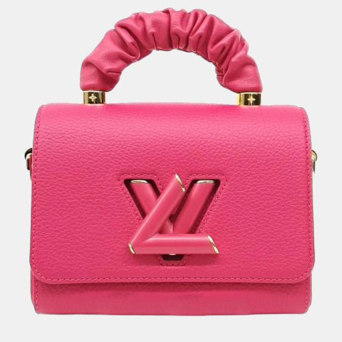 Pondichery Taurillon Smooth Calfskin Scrunchie PM Twist Top Handle Bag - Louis Vuitton - Modalova