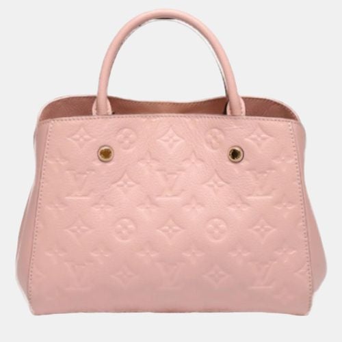 Rose Poudre Empreinte BB Leather Montaigne Satchel - Louis Vuitton - Modalova