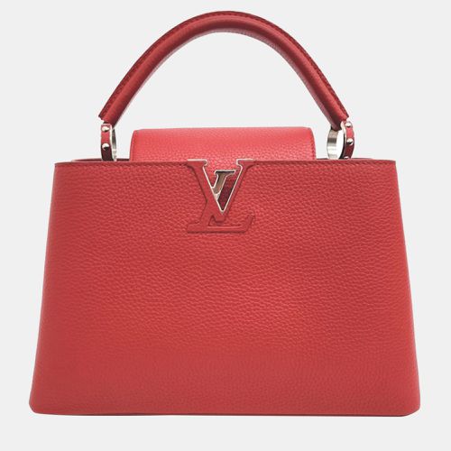 Leather Capucines MM Top Handle Bag - Louis Vuitton - Modalova