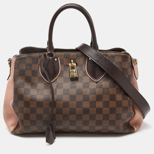 Damier Ebene Canvas and Leather Normandy Bag - Louis Vuitton - Modalova