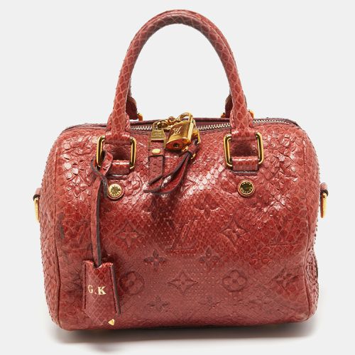 Framboise Python Speedy Bandoulière 20 Bag - Louis Vuitton - Modalova