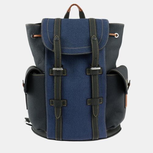 Blue/ Monogram Christopher Backpack - Louis Vuitton - Modalova