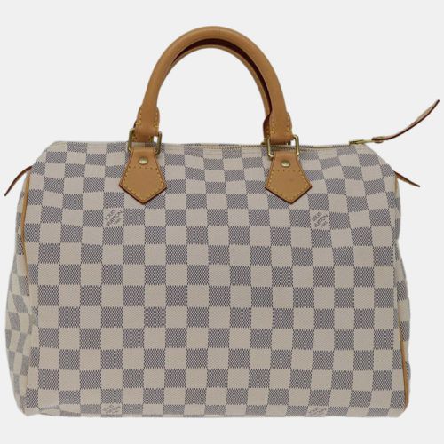 Damier Azur Canvas Speedy 30 Satchel - Louis Vuitton - Modalova