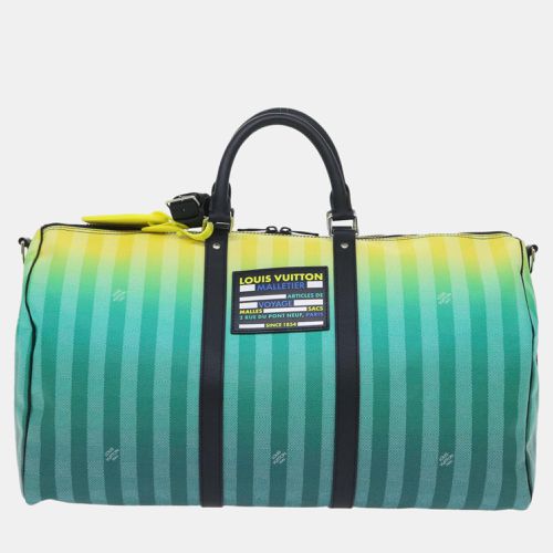 Damier Stripes Canvas 50 Keepall Bandouliere Duffel Bags - Louis Vuitton - Modalova