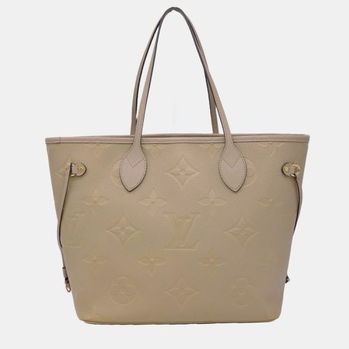 Tourterelle Monogram Empriente Leather Neverfull MM Tote Bag - Louis Vuitton - Modalova