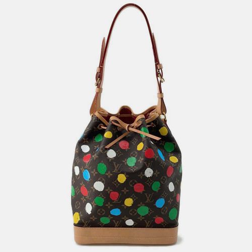 X Yayoi Kusama Monogram Painted Dots Noe Shoulder Bag - Louis Vuitton - Modalova