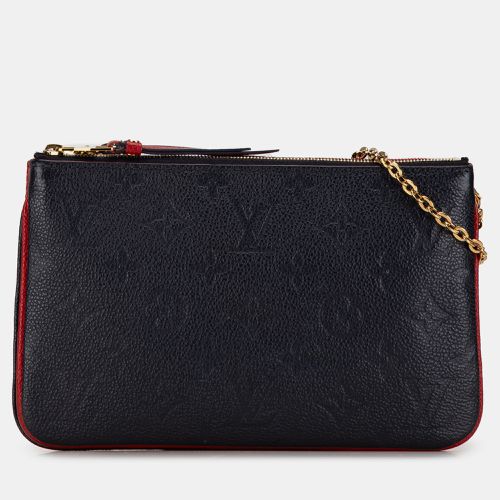 Red Monogram Empreinte Leather Double Zip Pochette Shoulder Bag - Louis Vuitton - Modalova